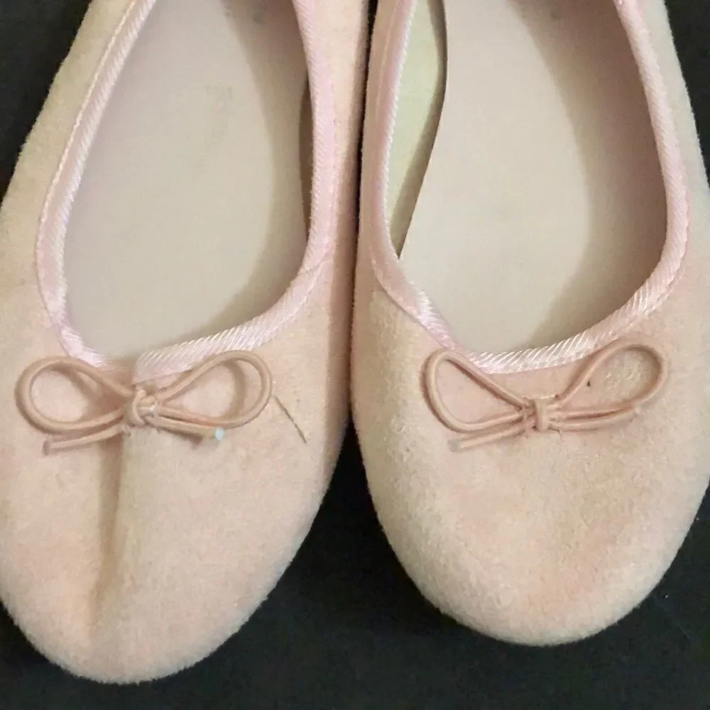 Pink soft loafers